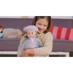 Poup�e bambolina parle et chante - manteau gris gris