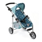 Poup�es jogging - buggy lola - �toile turquoise bleu