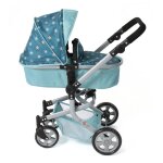 Poup�es landau combin� mika - �toiles turquoise bleu