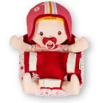 Poup�e lena et son si�ge v�lo rouge, rose, jaune