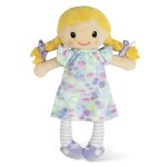 Poup�e peluche doudou pour enfant charlie violet
