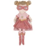 Poup�e peluche gar�on enfant douce tenue h�ro jeu d imitation rose, marron, jaune