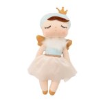 Poup�e en tissu enfant princesse ange white and light blue