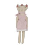 Poupe en tissu rose