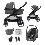 Poussette 3 en 1 zelia s trio� dark grey
