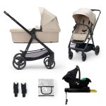Poussette 4en1 newly ds la naissance beige