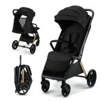 Poussette bébé loom, compacte, charge maximale 27kg, légère 9kg, noir Poussette bébé loom, compacte, charge maximale 27kg, légère 9kg, noir
