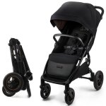 Poussette canne compacte lgre 27 kg noir