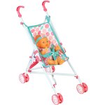 Poussette canne et poupon 33 cm multicolore