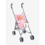 Poussette canne rose