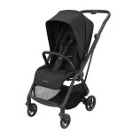 Poussette citadine ultra compacte leona noir essentiel