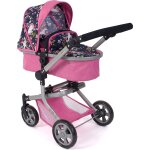 Poussette combine 2 en 1 mika licorne pour poupe rose