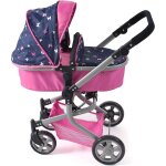 Poussette combin�e 2 en 1 mika rose et bleu