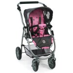La poussette combin�e 3 en 1 emotion all in pour poupons noir et rose