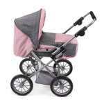 Poussette combin�e leni gris et rose