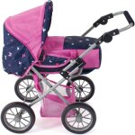 Poussette combin�e leni papillon pour poup�e multicolore