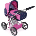 Poussette combine leni papillon pour poupe multicolore