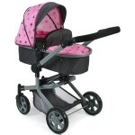 Poussette combin�e mika rose et noir
