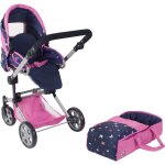 Poussette combin�e de poupon jara multicolore