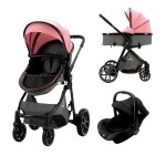 Poussette combine trio sidney 2 rose