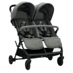 Poussette double henry grey gris