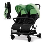 Poussette double henry vert