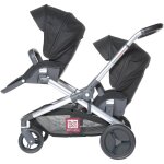 Poussette double d�s la naissance evolutwin noir