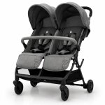 Poussette double pliable henry gris