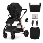 Poussette kinderkraft vesto 2 pliage avec assise install�e, si�ge r�versible jusqu � 22 kg, roues 8 / ...
