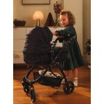 Poussette landau 3 en 1 poupon noir