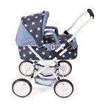 Poussette landeau pour poup�e smarty bleu