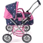 Poussette landeau pour poup�e smarty rose et bleu