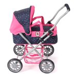 Poussette landeau pour poup�e smarty rose fuschia