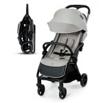 Poussette légère voyage, pliage automatique, jusqu'à 24 kg - apino gris Poussette légère voyage, pliage automatique, jusqu'à 24 kg - apino gris