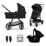 Poussette newly 3 en 1 avec si�ge 2 en 1 transformable, mink pro i - size, pliage facile et roues increvables ...