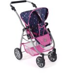 Poussette pour poup�es, 3 en 1 emotion - papillon multicolore