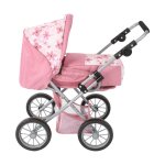 Poussette pour poup�e combin�e leni rose