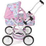 Poussette de poup�e smarty fleurs multicolore
