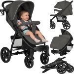 Poussette tout - terrain annet plus avec grandes roues, amortisseurs et accessoires stone caramel