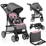 Poussette tout - terrain emma 6 - 36 mois avec sac et pliage rapide pink scandi