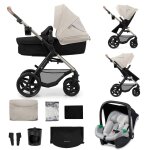 Poussette trio moov 2 pratique et confortable gris Poussette trio moov 2 pratique et confortable gris