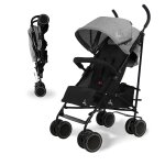 Poussette ultra lgre tokio compacte, pliable & confortable gris