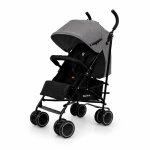 Poussette ultra l�g�re tokio compacte, pliable & confortable gris et noir