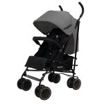 Poussette ultra l�g�re tokio compacte, pliable & confortable gris et noir