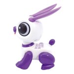 Power rabbit mini - robot lapin avec effets lumineux et sonores, contr�le par claquement de main, r�p�tition ...