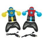 Powerman� fighters ensemble de 2 robots combattants avec figurines �jectables, effets de lumi�re et de ...
