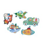Mon premier puzzle - vhicules multicolor