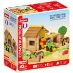 Ma premi�re ferme avec tracteur 80 pi�ces marron