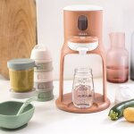 Pr�parateur de biberon 2 en 1 bib'expresso terracotta