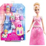 Princesses disney - poup�e cendrillon avec 2 tenues rose et bleu
